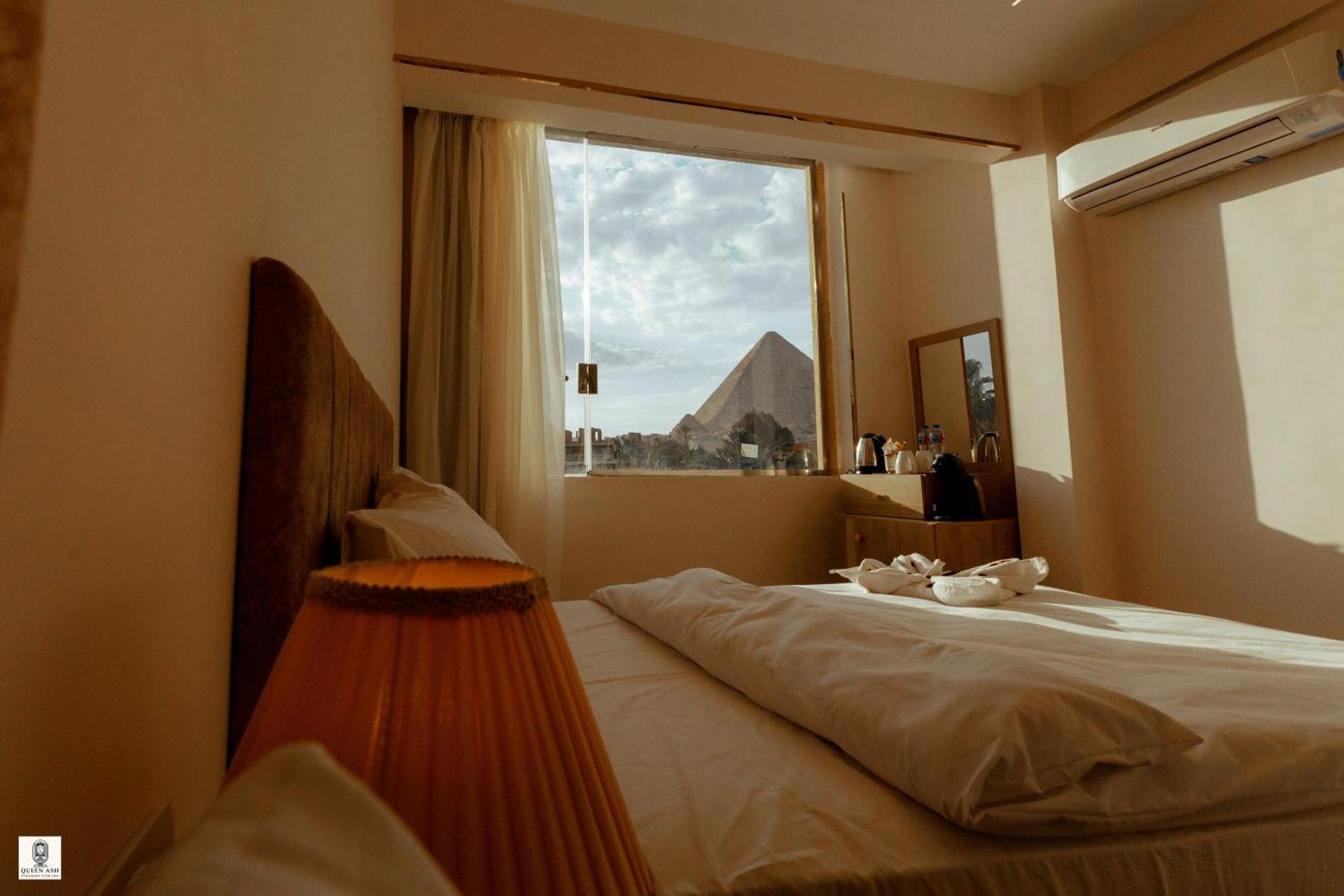 Queen Ash Pyramid View Inn Kafret el-Gabal Buitenkant foto