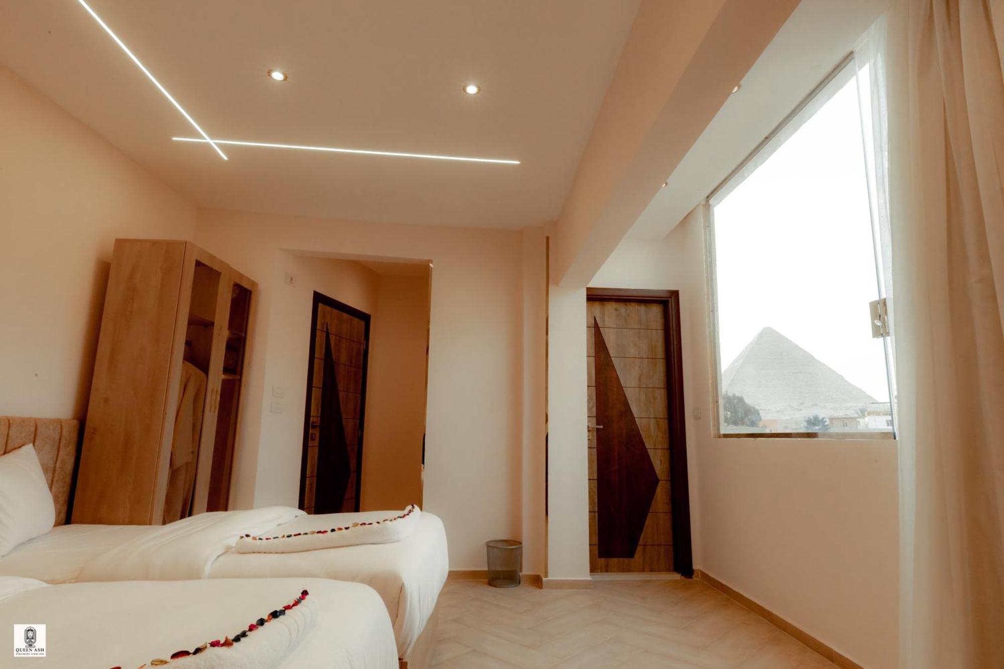 Queen Ash Pyramid View Inn Kafret el-Gabal Buitenkant foto