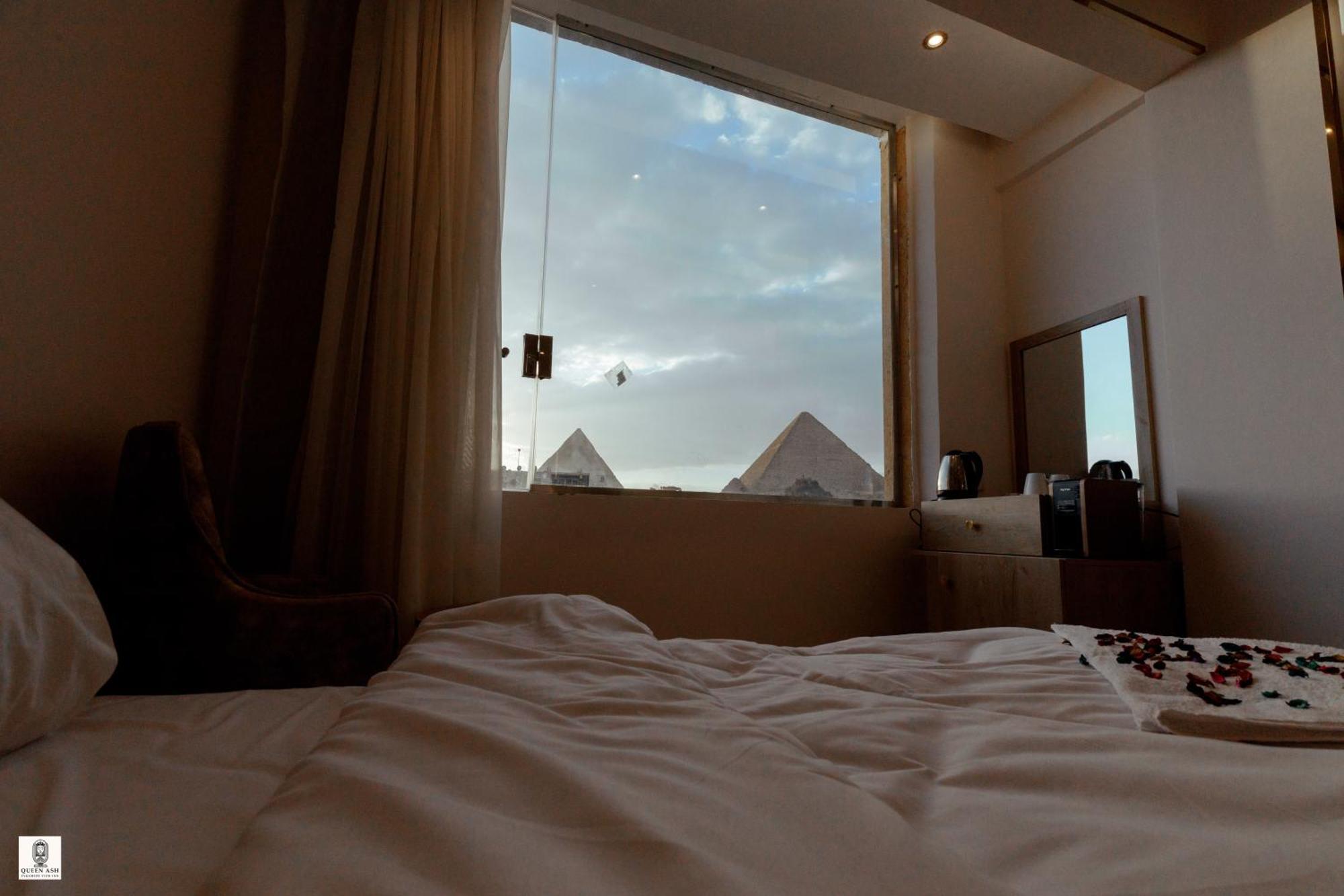 Queen Ash Pyramid View Inn Kafret el-Gabal Buitenkant foto